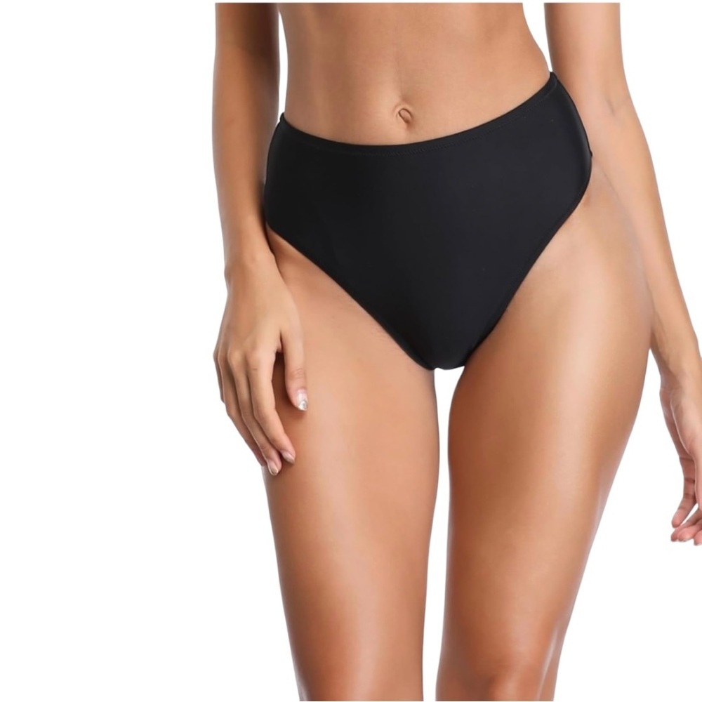 RELLECIGA NWT Women's High Waisted Bikini Bottom Classic Medium